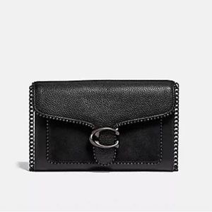 Coach Black Leather Crossbody Bag